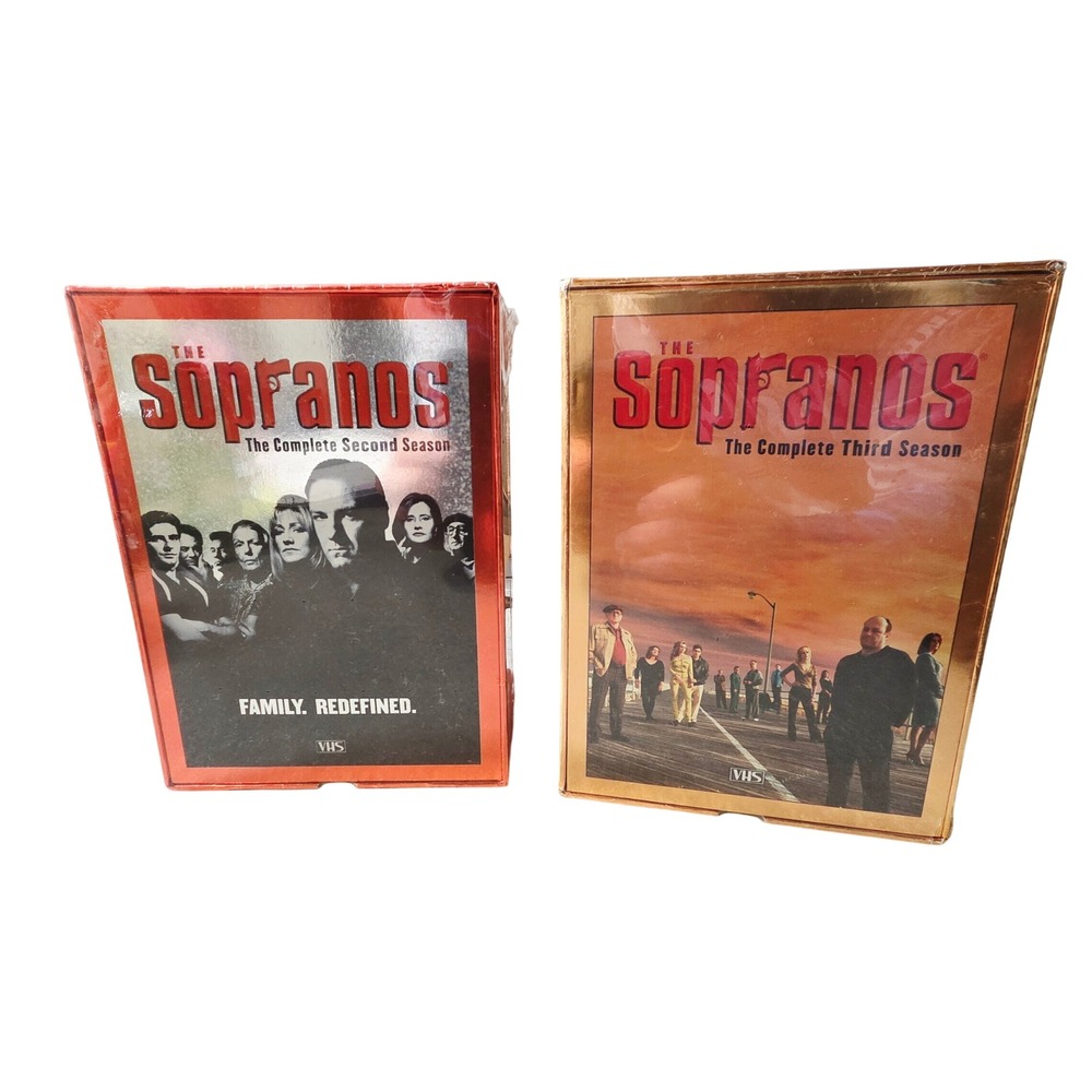 The Sopranos VHS Box Sets Complete Second and Third Seasons Factory Sealed HBO